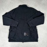 Garment Dyed Utility Pocket Overshirt Black