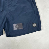 Brushed Cotton Swim Shorts Navy