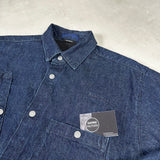 Denim Research Bull Denim Overshirt Indigo Blue