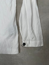 Long Sleeve Polo Shirt White