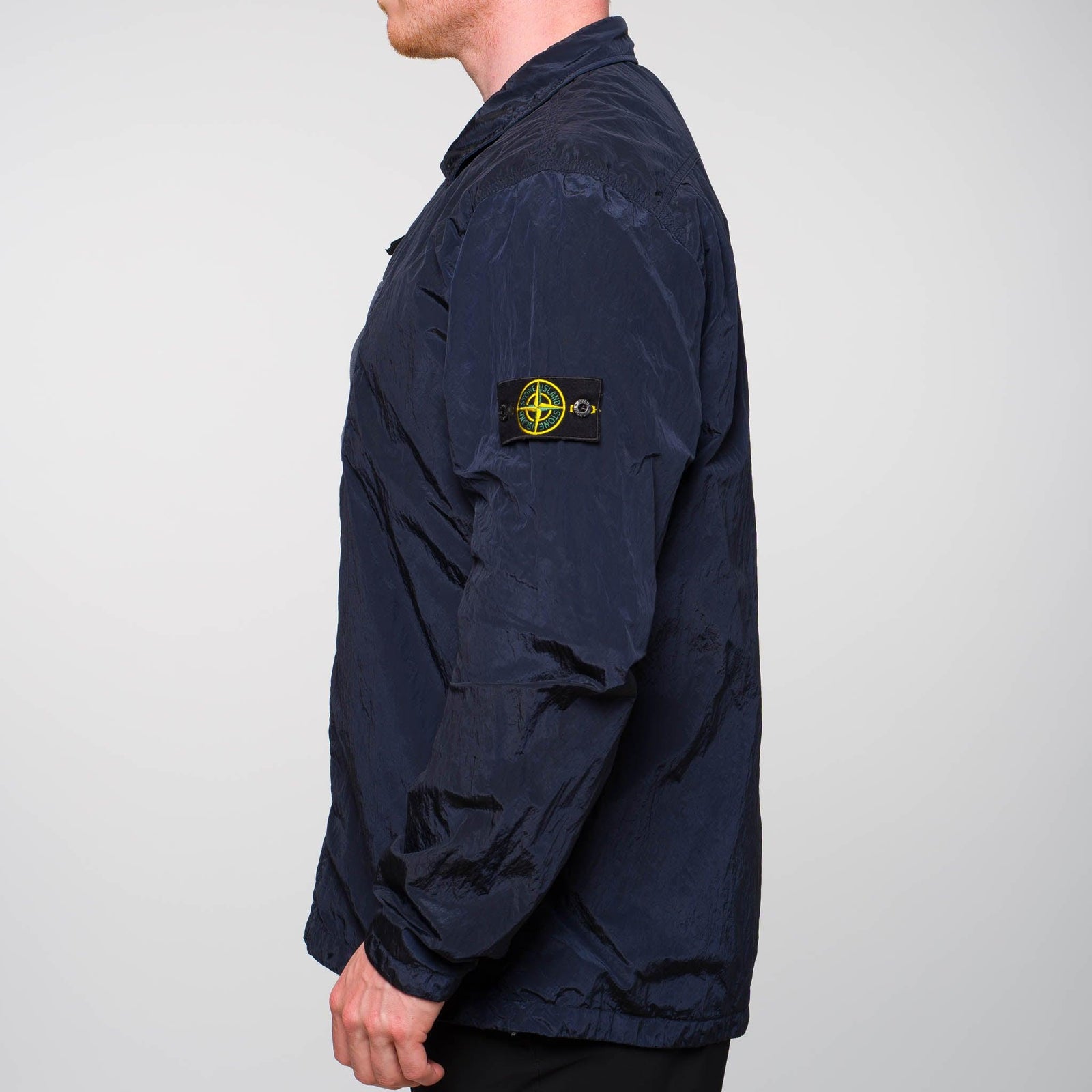 Stone Island Nylon Metal Lined Overshirt Navy – Garmz Factory