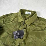 Nylon Metal Overshirt Khaki
