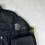 Micro Yarn Lined Overshirt Black