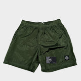 Nylon Metal Econyl Swim Shorts Green