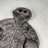 Antic-Silver Lined Goggle Jacket Silver