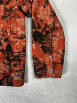 Earth Mapping Camouflage Jacket With Primaloft Insualtion Orange