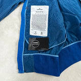 Nylon Metal Bomber Jacket Blue