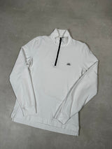 Lightweight 1/4 Zip Top White