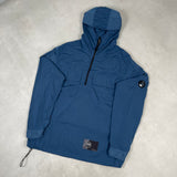 Chrome Hooded Lens Smock Blue