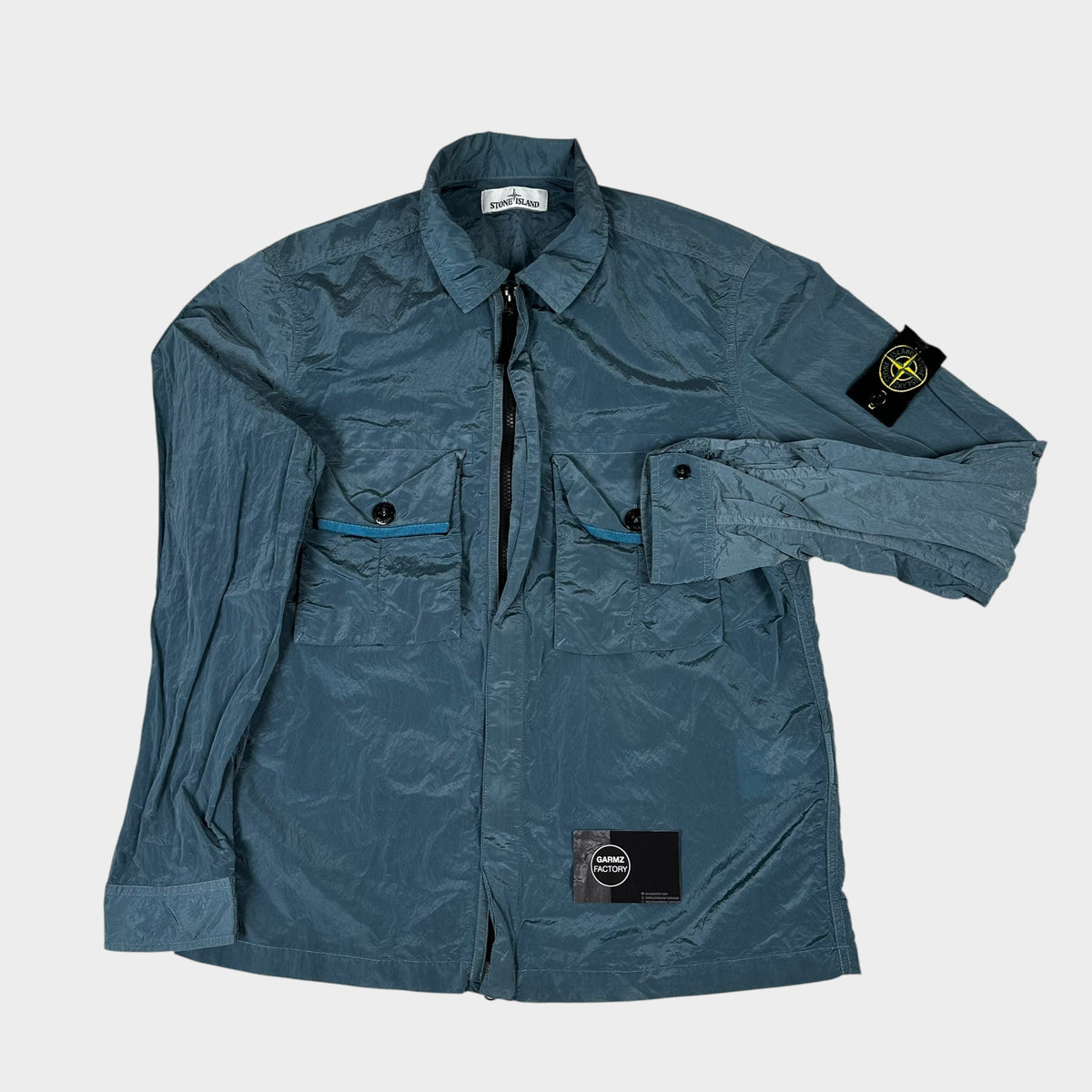 25aw Stone  1200031 ナイロンメタルシャツ M 25aw Stone 1200031 ナイロンメタルシャツ M Stone Island Nylon Metal