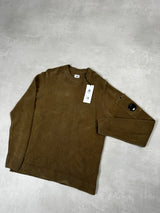 Chenille Knit Lens Jumper Olive