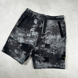 Grid Camo Econyl Shorts Grey