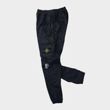 Cuffed Cargo Trousers Black