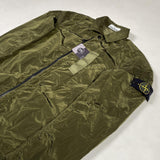 Nylon Metal Lined Overshirt Khaki