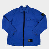 Garment Dyed Pocket Overshirt Blue