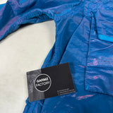 Nylon Metal Weft Overshirt Blue & Pink