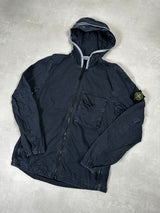 Old Dye Hooded Overshirt Navy