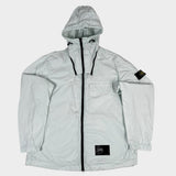 114wn T.co+old Detachable Hood Overshirt Light Blue