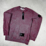 Dust Colour Finish Sweatshirt Pink