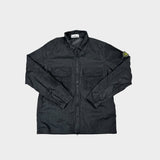 Nylon Metal Ripstop Overshirt Black