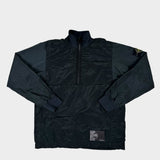 Nylon Metal 1/2 Zip Smock Dark Teal