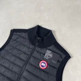 Hybridge Knit Hybrid Gilet Black