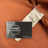 Old Dye Hooded Overshirt Burnt Orange