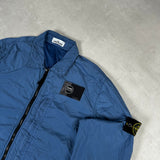 Garment Dyed Crinkle Reps NY Overshirt Blue