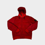 Nylon Metal Tyvek Shield Jacket Red