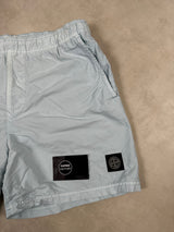 Brushed Cotton Swim Shorts Light Blue