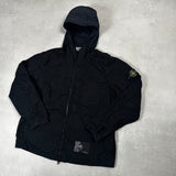 Supima Cotton Twill Stretch - TC Hooded Overshirt Black
