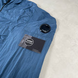 Chrome Hooded Lens Smock Blue