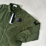 Econyl Nylon Metal Overshirt Green