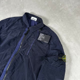 Nylon Metal Lined Overshirt Blue