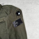 Taylon L Zip Overshirt Khaki