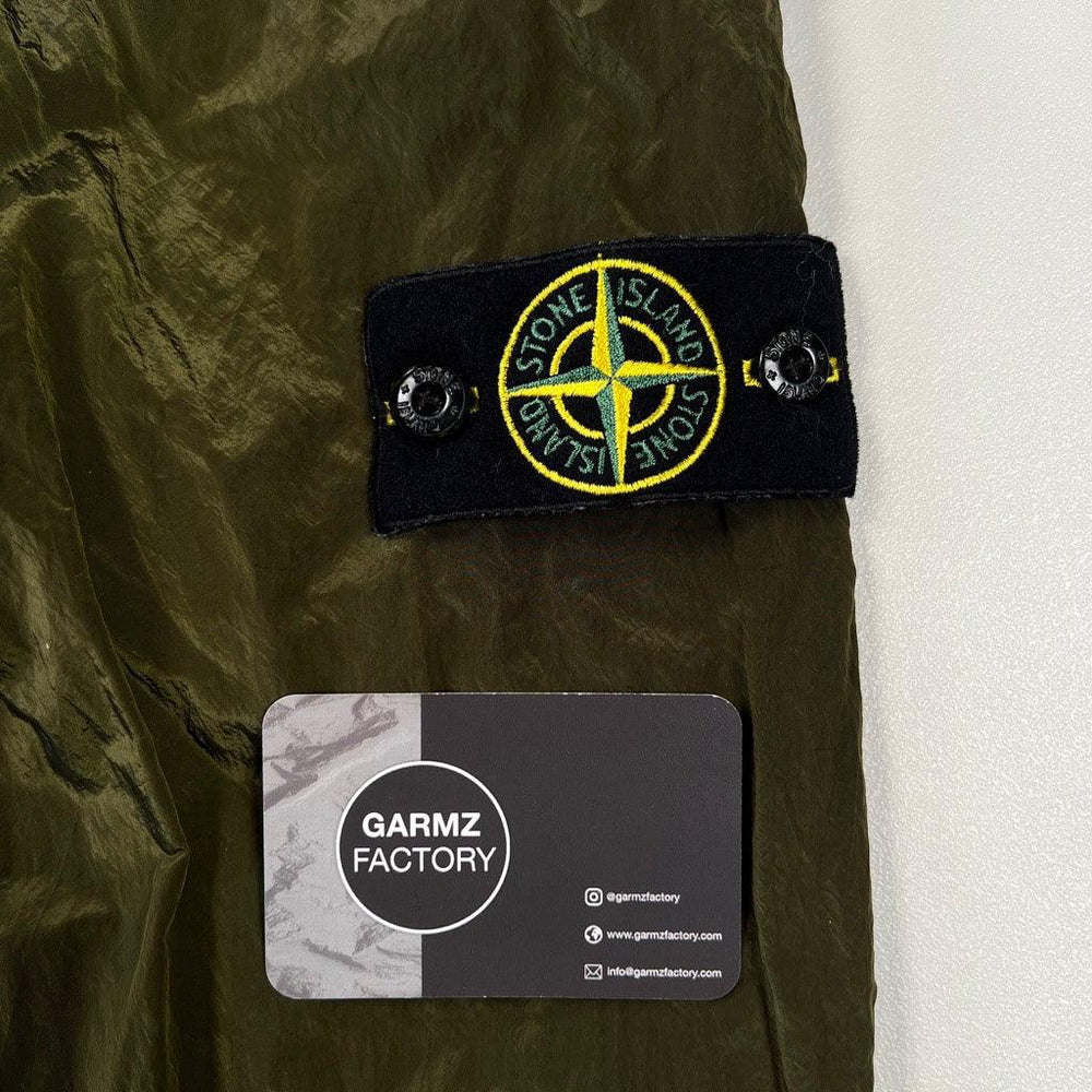 Stone Island Nylon Metal Lined Overshirt Green – Garmz Factory