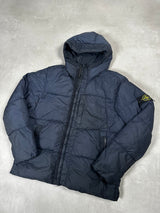 Garment Dyed Crinkle Reps NY Down Jacket Navy