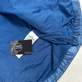 Garment Dyed Crinkle Reps NY Overshirt Blue