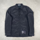 Nylon Metal Lined Overshirt Black