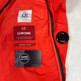 Chrome Zip Overshirt Red