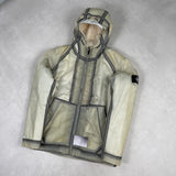 Poly Cover Composite Sherling Lined Jacket Cream