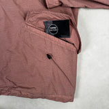 Flatt Nylon Hooded Anorak Smock Pink