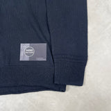 Knit Nylon Pocket Jumper Black