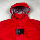 Membrana 3L TC Hooded Jacket Red