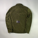Nylon Metal Lined Overshirt Khaki