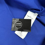 Tela Resinata Block Canvas Overshirt Navy