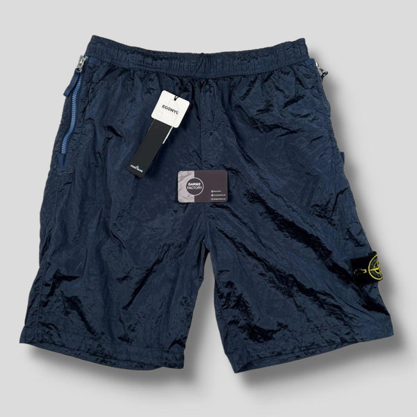 Stone Island Nylon Metal Cargo Shorts Blue – Garmz Factory