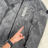Nylon Metal Lined Overshirt Grey