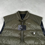 Padded Down Vest Olive