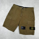 RE - Fit Cargo Shorts Dark Beige